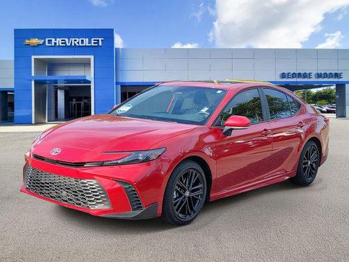 Supersonic Red 2025 Toyota Camry SE