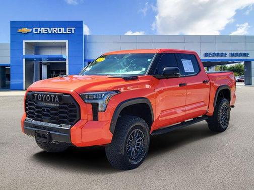 Orange 2023 Toyota Tundra Hybrid TRD Pro