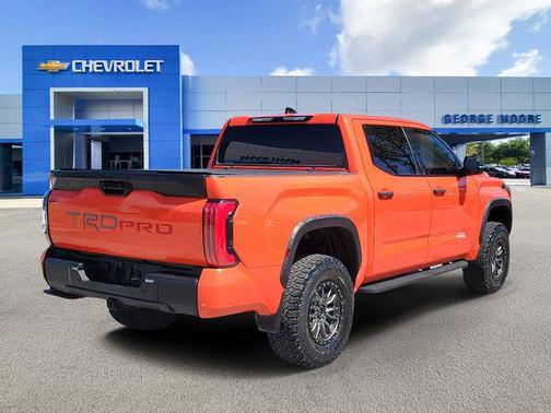 Orange 2023 Toyota Tundra Hybrid TRD Pro