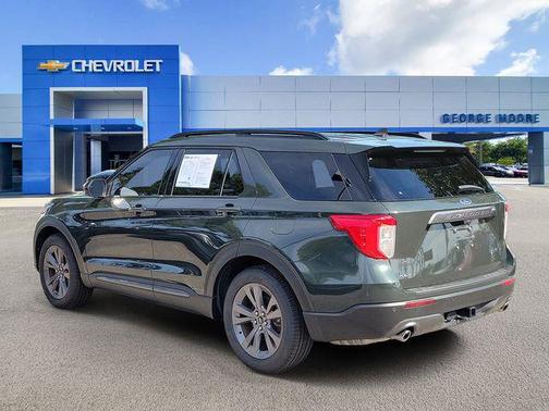 Forged Green Metallic 2023 Ford Explorer XLT