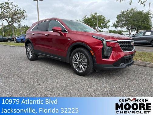 Radiant Red Tintcoat 2024 Cadillac XT4 Premium Luxury