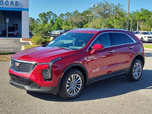 Radiant Red Tintcoat 2024 Cadillac XT4 Premium Luxury