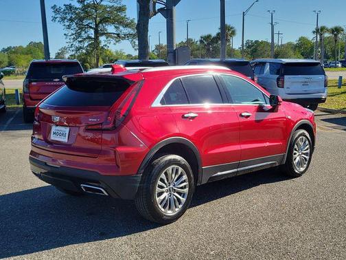 Radiant Red Tintcoat 2024 Cadillac XT4 Premium Luxury