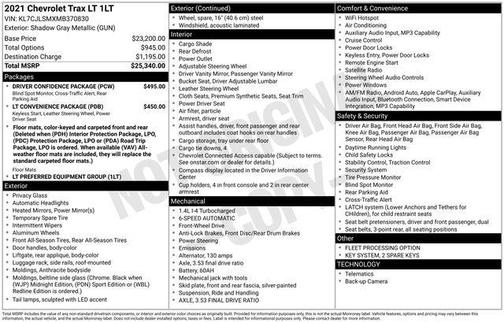 2021 Chevrolet Trax LT