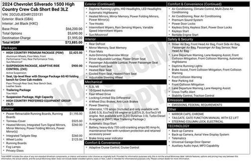 2024 Chevrolet Silverado 1500 High Country