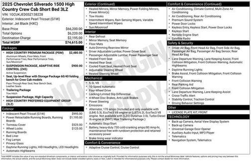 2025 Chevrolet Silverado 1500 High Country