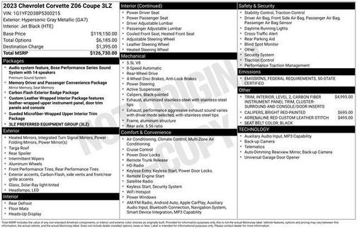 2023 Chevrolet Corvette Z06