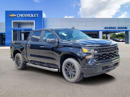 Black 2026 Chevrolet Silverado 1500 Custom
