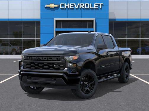 Black 2026 Chevrolet Silverado 1500 Custom