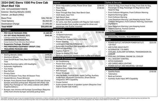 2024 GMC Sierra 1500 Pro