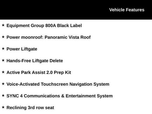 2022 Lincoln Navigator Black Label