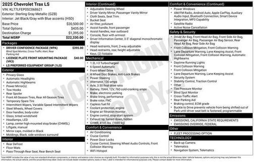 2025 Chevrolet Trax LS