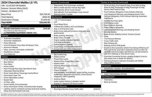 2024 Chevrolet Malibu 1LS