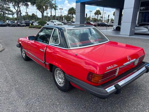 Red 1985 Mercedes-Benz E-Class 380 SL