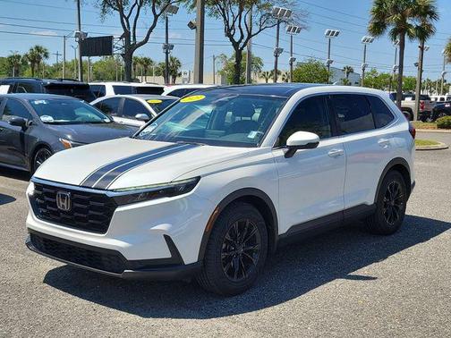 sparkle silver metallic 2023 Honda CR-V EX