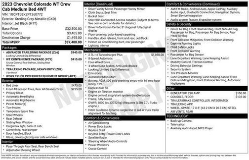 2023 Chevrolet Colorado WT