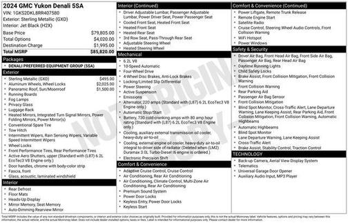 2024 GMC Yukon Denali