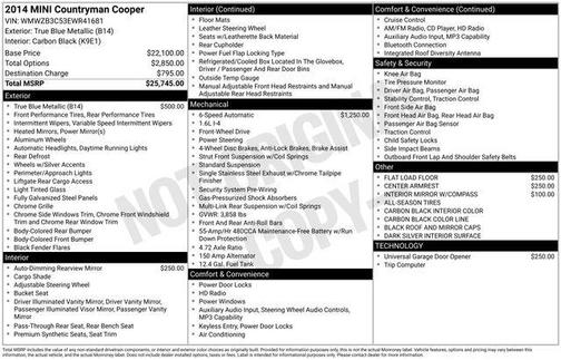 2014 MINI Countryman Cooper