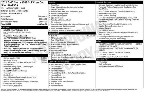 2024 GMC Sierra 1500 SLE