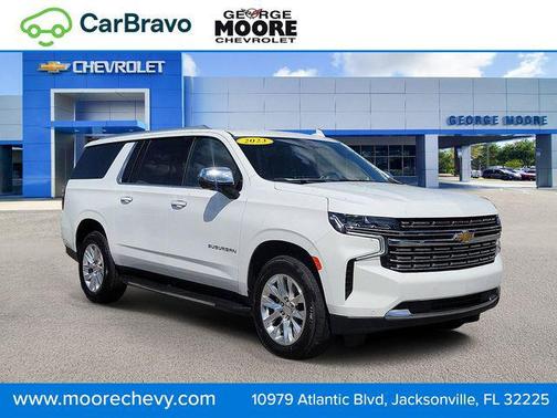 Summit White 2023 Chevrolet Suburban Premier