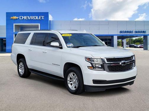 Summit White 2018 Chevrolet Suburban LT