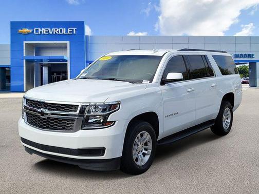 Summit White 2018 Chevrolet Suburban LT