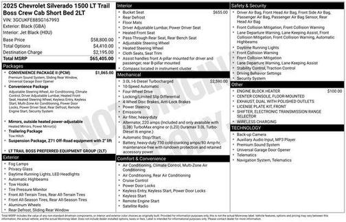 2025 Chevrolet Silverado 1500 LT Trail Boss
