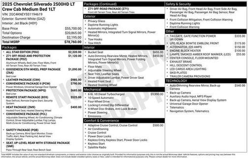 2025 Chevrolet Silverado 2500 LT