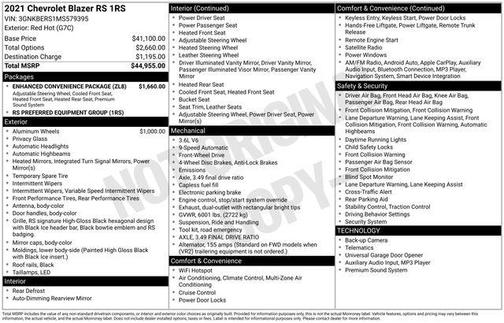 2021 Chevrolet Blazer RS