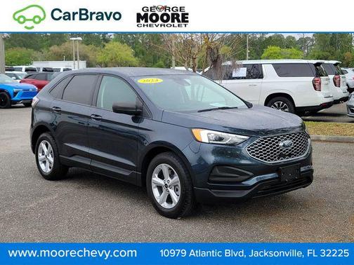 Stone Blue Metallic 2024 Ford Edge SE