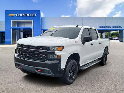 Summit White 2021 Chevrolet Silverado 1500 Custom Trail Boss