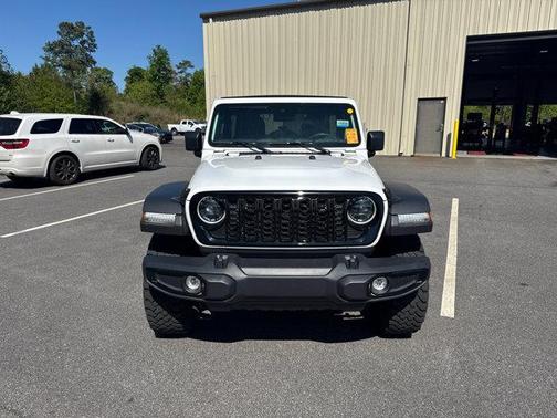 Bright White Clearcoat 2024 Jeep Wrangler Willys