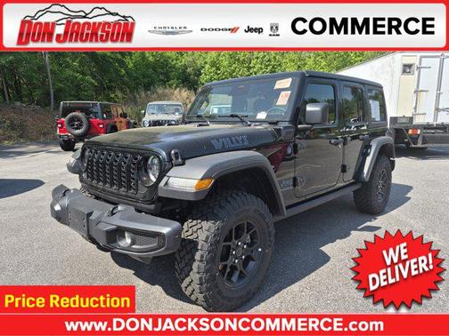 Black Clearcoat 2025 Jeep Wrangler 4xe Willys