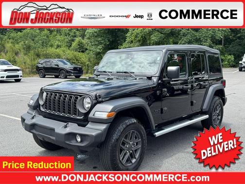 Black Clearcoat 2025 Jeep Wrangler Sport S
