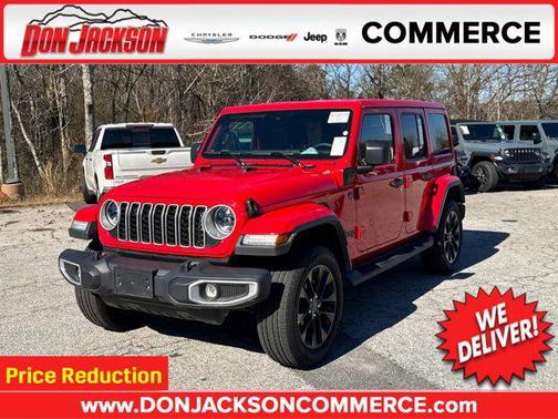 Firecracker Red Clearcoat 2025 Jeep Wrangler 4xe Sahara
