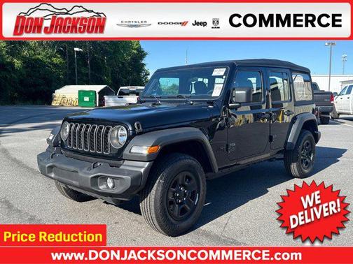 Black Clearcoat 2025 Jeep Wrangler Sport