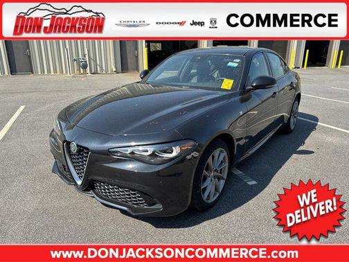 Vulcano Black Metallic 2024 Alfa Romeo Giulia Ti