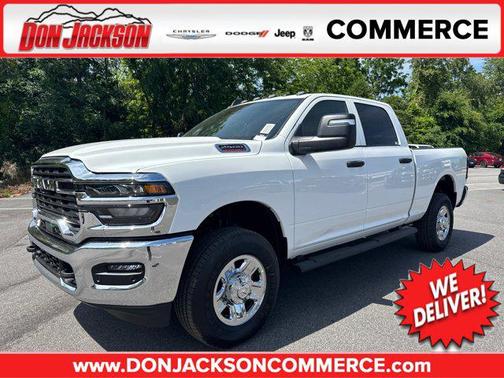 Bright White Clearcoat 2026 RAM 2500 Tradesman Crew Cab 4x4 6'4' Box