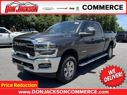 Granite Crystal Metallic Clearcoat 2025 RAM 2500 Big Horn Crew Cab 4x4 6'4' Box