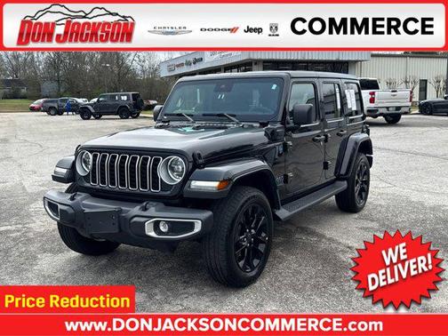 Black Clearcoat 2025 Jeep Wrangler 4xe Sahara