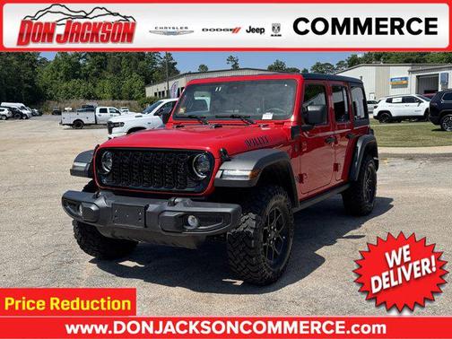 Firecracker Red Clearcoat 2025 Jeep Wrangler 4xe Willys