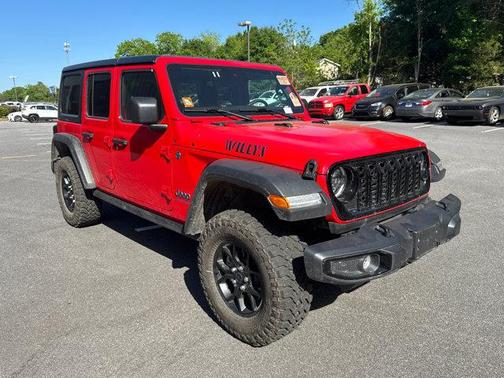 Firecracker Red Clearcoat 2025 Jeep Wrangler 4xe Willys