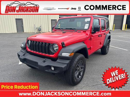 Firecracker Red Clearcoat 2025 Jeep Wrangler Sport S