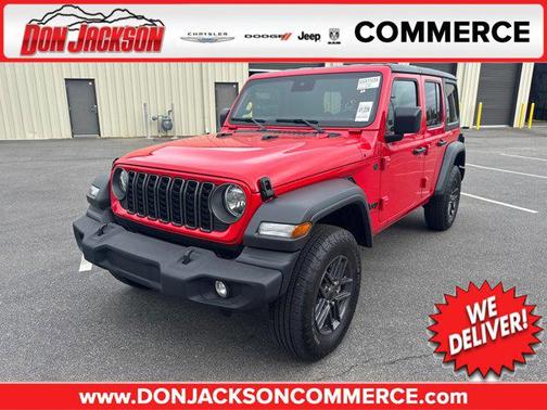 Firecracker Red Clearcoat 2025 Jeep Wrangler Sport S