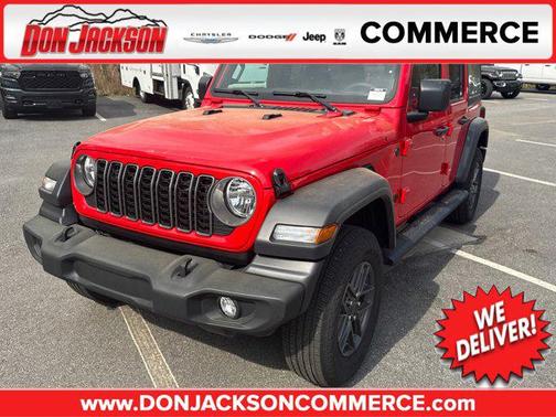 Firecracker Red Clearcoat 2025 Jeep Wrangler Sport S