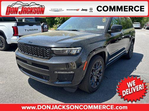 Diamond Black Crystal Pearlcoat 2025 Jeep Grand Cherokee L Summit Reserve