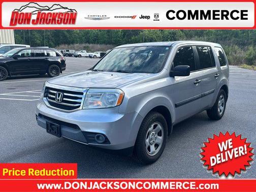 Alabaster Silver Metallic 2014 Honda Pilot LX