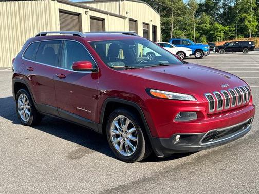 Deep Cherry Red Crystal Pearlcoat 2016 Jeep Cherokee Limited