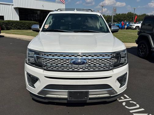 Star White Metallic Tri-Coat 2020 Ford Expedition Platinum