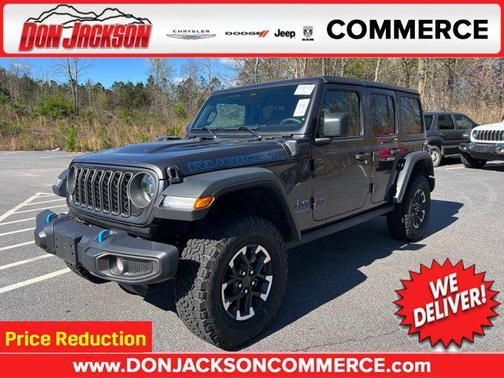 Granite Crystal Metallic Clearcoat 2025 Jeep Wrangler 4xe Rubicon